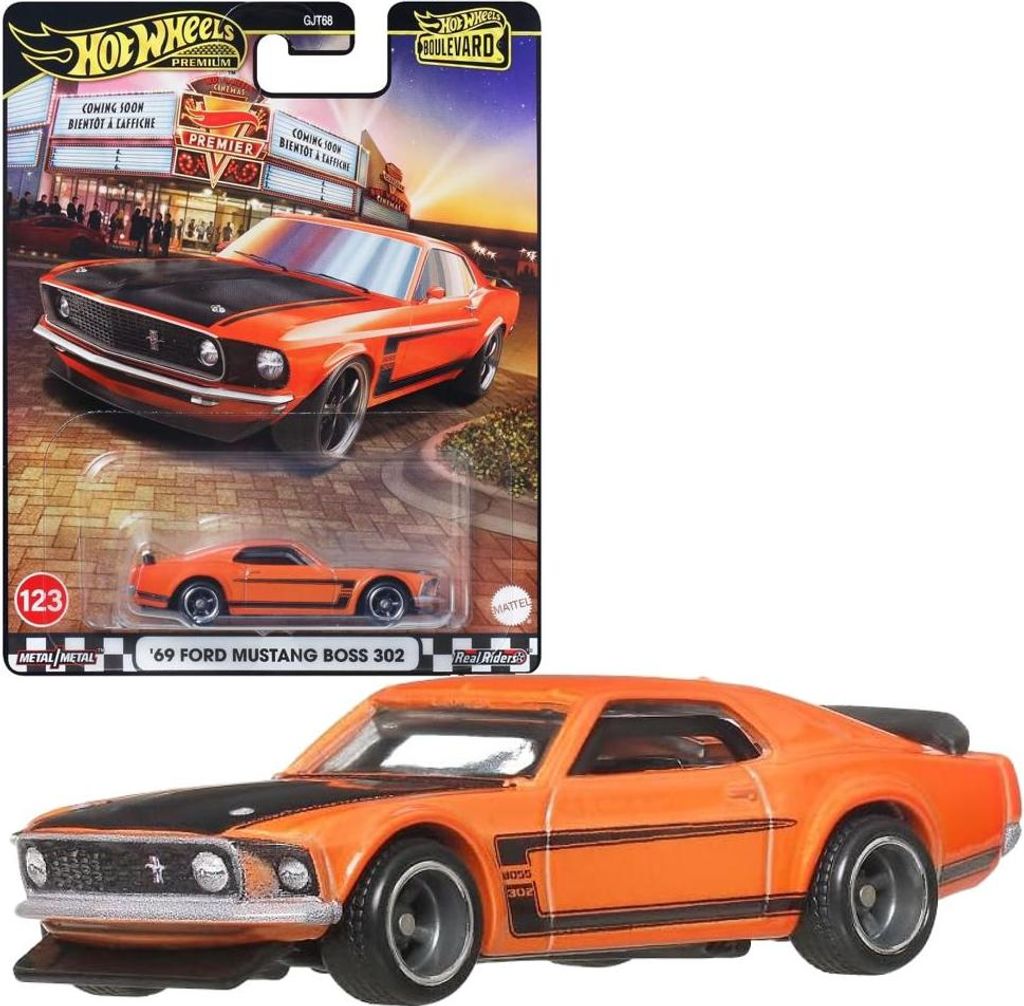 '69 Ford Mustang Boss 302 JBL20 | Hot Wheels Boulevard Produktbild 