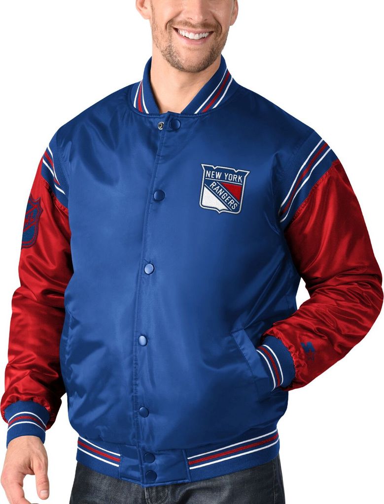 STARTER NHL New York Rangers ENFORCER Varsity Jacke - XXL