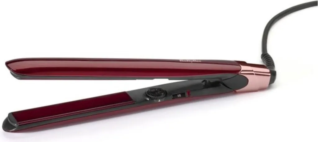 Fer à lisser BaByliss Inspired Rouge avec bouton rotatif 45W 3m