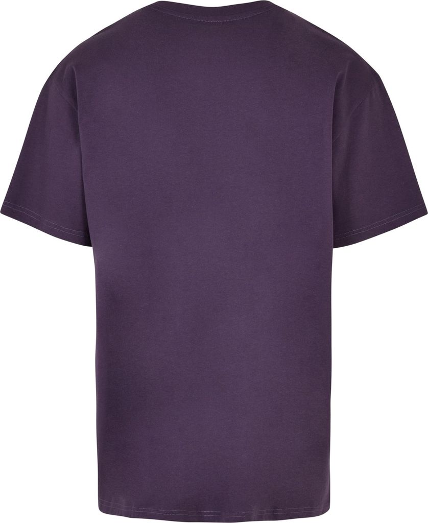 Build Your Brand - T-Shirt Schwer für Herren/Damen Uni RW7622 (4XL) (Purpurnacht)
