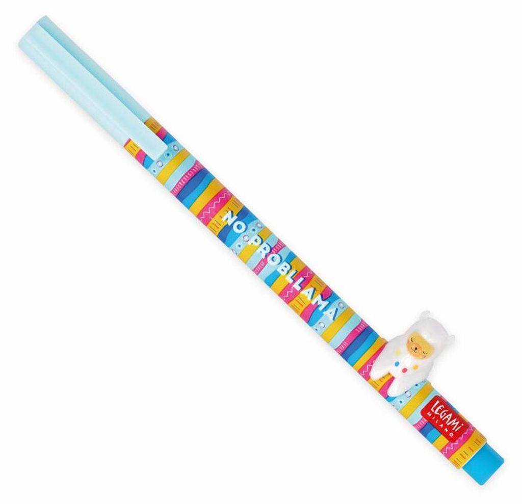 Legami Gel Pen Lovely Friends Llama, mit Tierdeko, Immagine del prodotto 