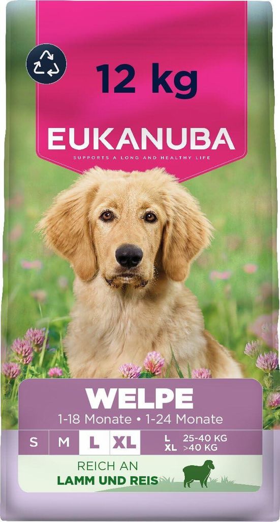 Eukanuba Cucciolo Grande ricco di agnello 12kg Immagine del prodotto 