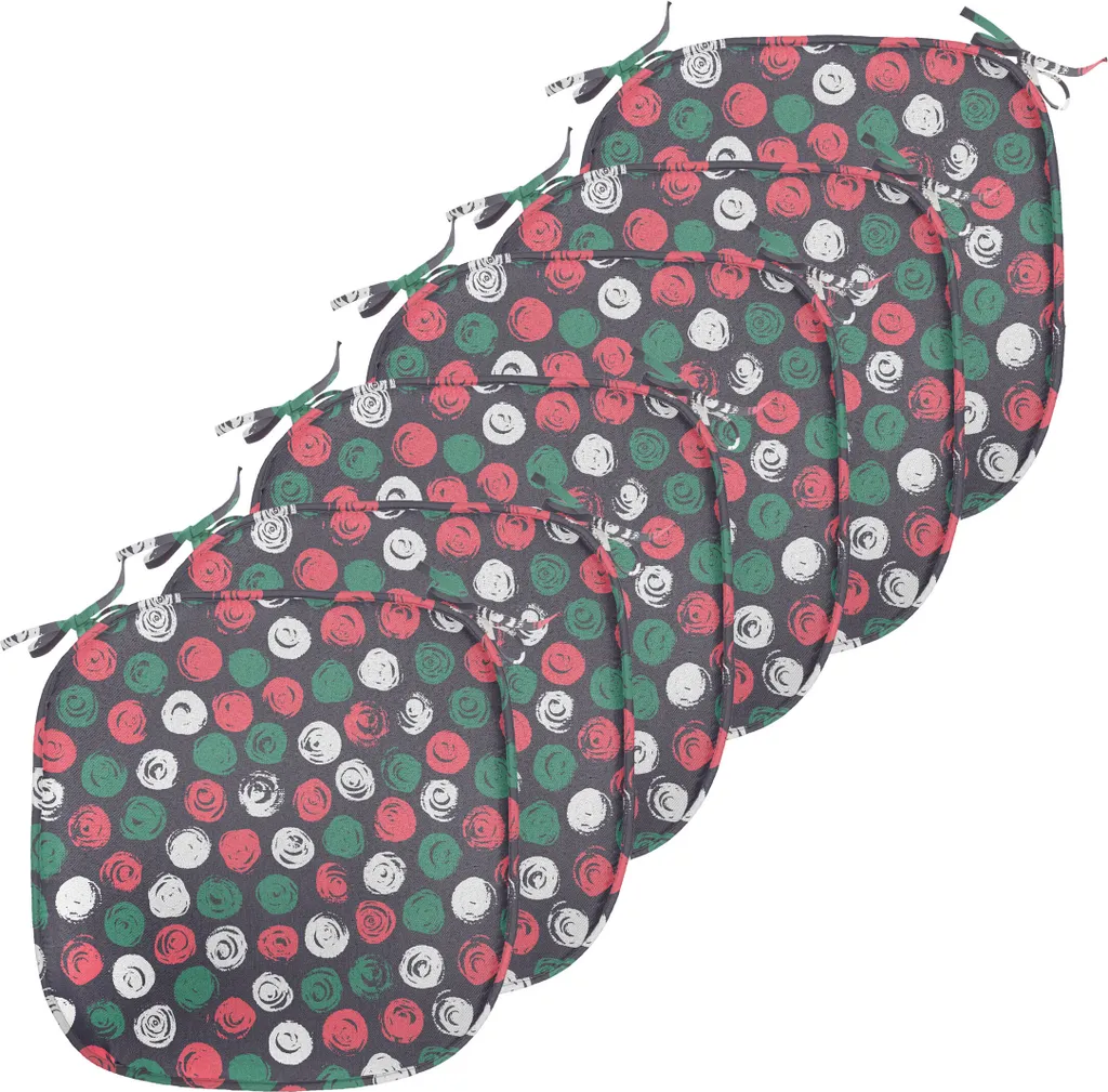 Coussin de Siège pour Cuisine Confortable et Lavable 40cm Lot de 6