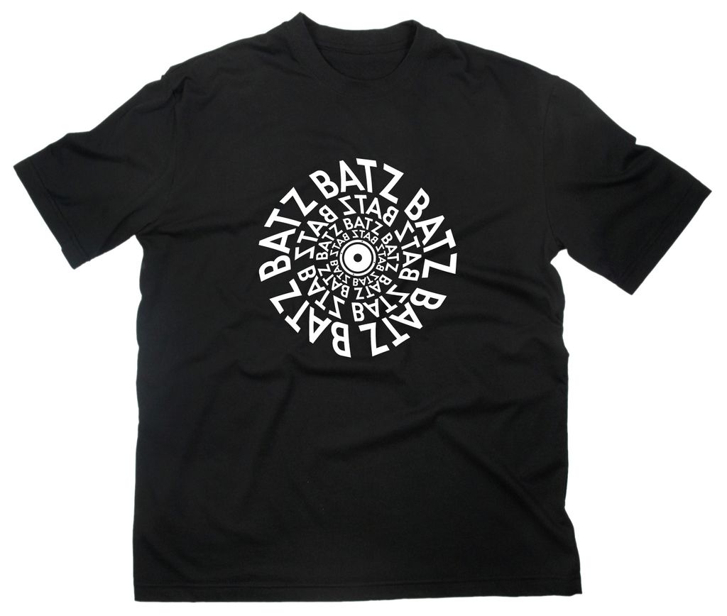 Styletex23 T-Shirt #2 Batz Free Tekno Music Bass, schwarz, XL