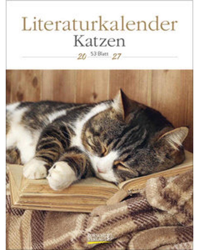 Literaturkalender Katzen 2027 Produktbild 