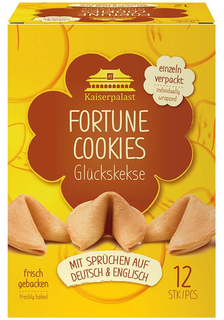 Biscuits de fortune au goût de vanille emballés Image du produit 