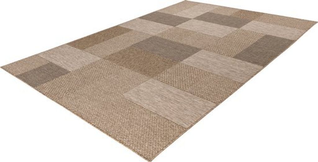 Lalee Costa - Sisal-Optik - Ibiza Teppich - Outdoor Teppich - innen und draußen - Flatwave - niedriger Flor - Geflecht - Natives Motiv - wasserabw...