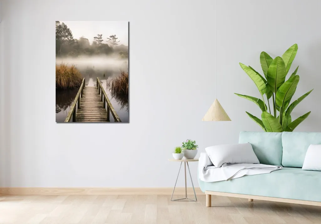 Tableau Pont vers le mystère 70 x 100 cm - Décoration murale mystique