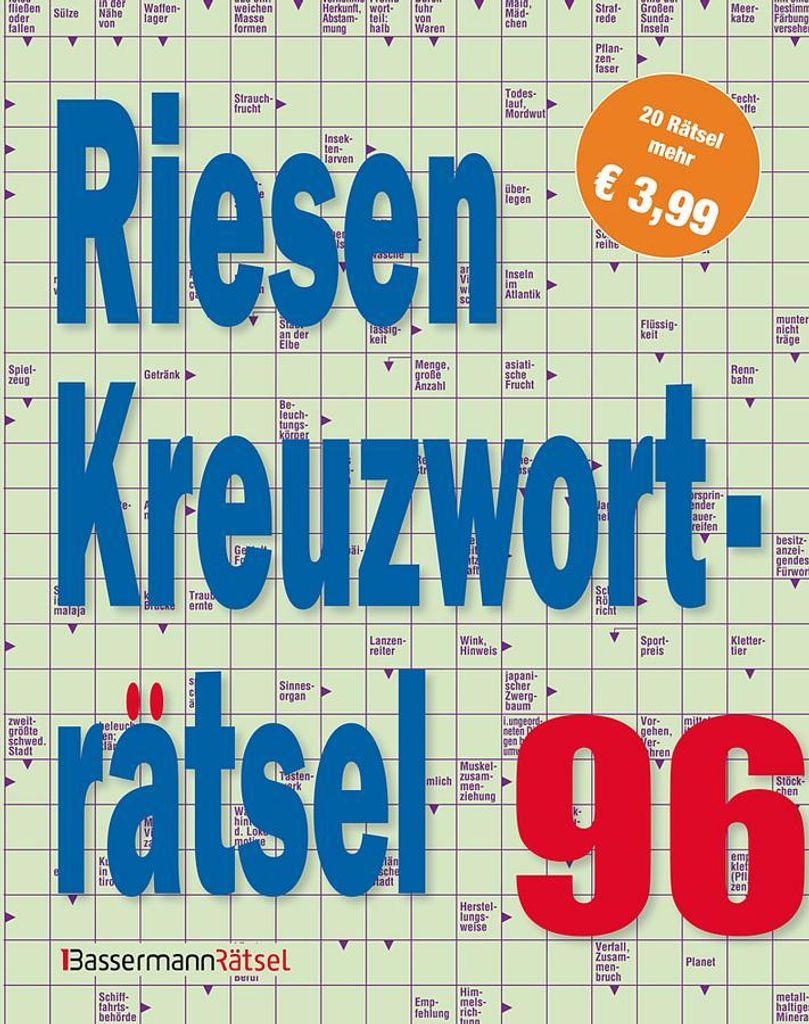 Riesen-Kreuzworträtsel 96 Produktbild 