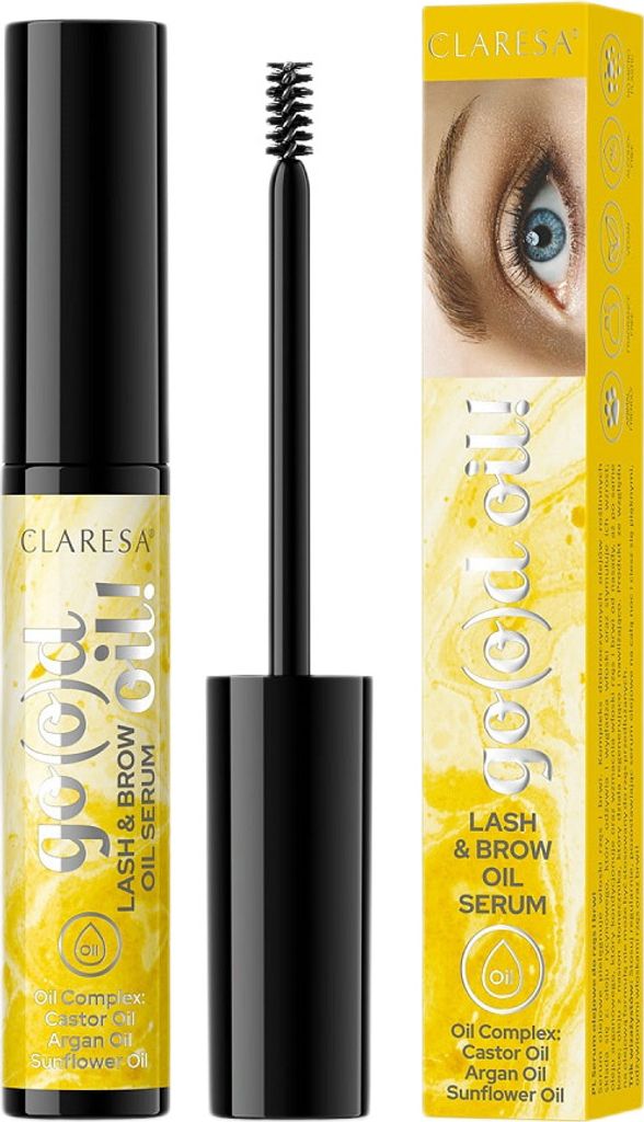 Claresa Go(o)d Oil! Serum olejowe do rzęs i brwi, 8 g Zdjęcie produktu 