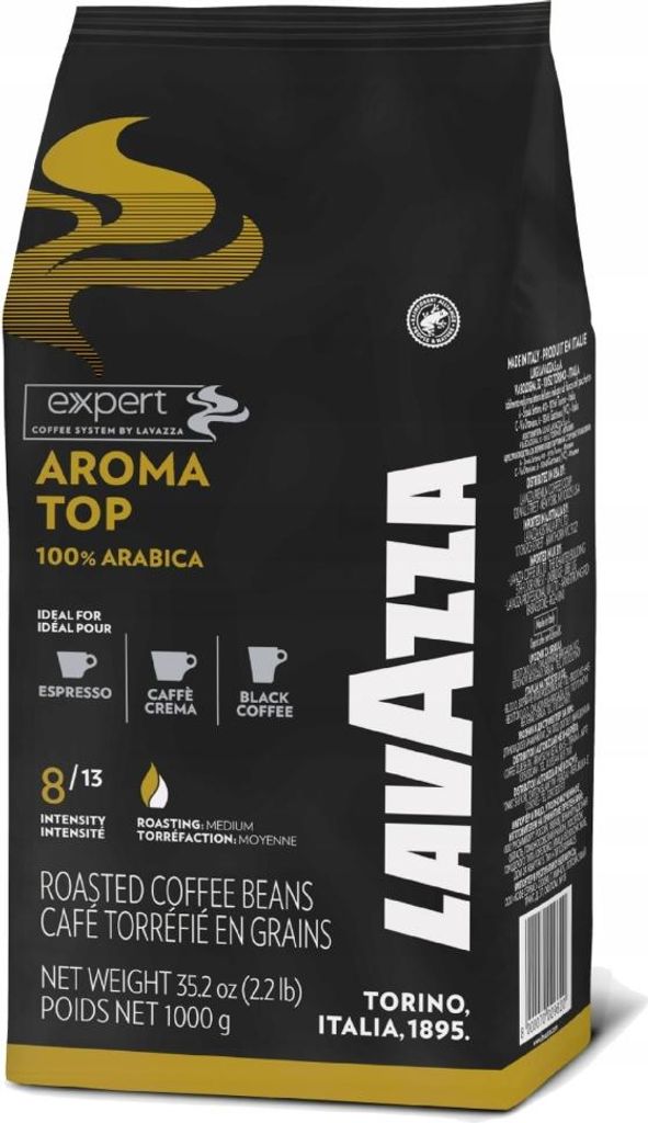 Lavazza Aroma Top, 1 kg, Americano, Cappuccino, Kaffee, Produktbild 