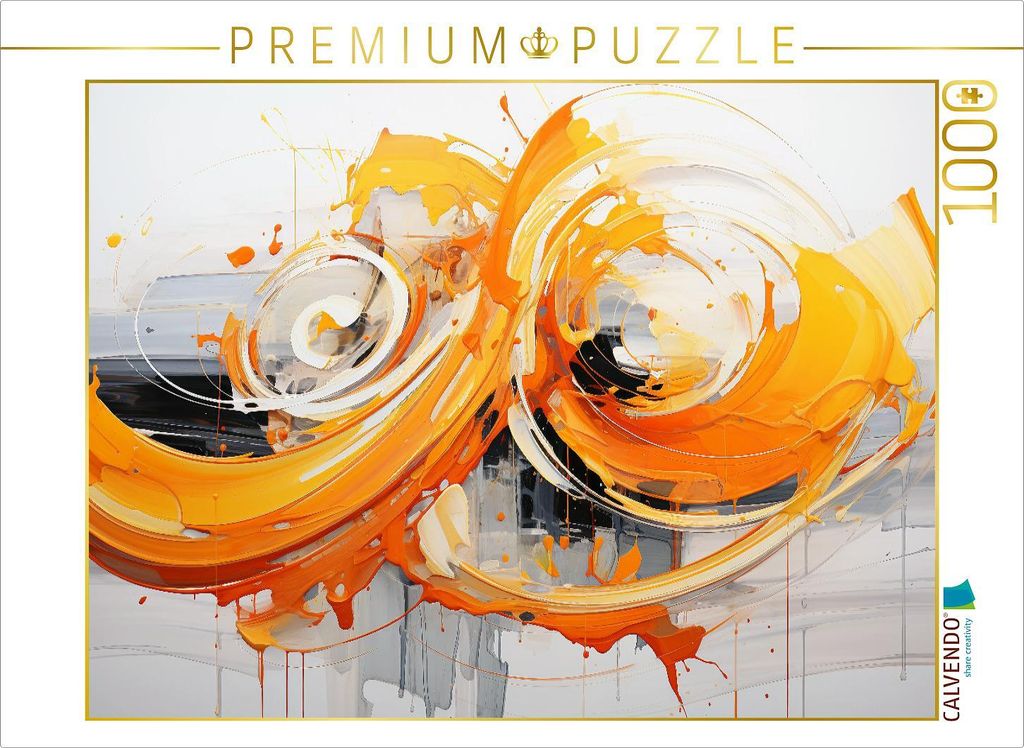 CALVENDO Puzzle Spiralförmige Echos | 1000 Teile Lege-Größe 64x48cm Foto-Puzzle für glückliche Stunden