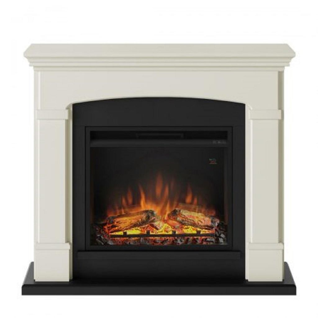 Cheminée électrique décorative "Helmi" Blanche - Powerflame Image du produit 