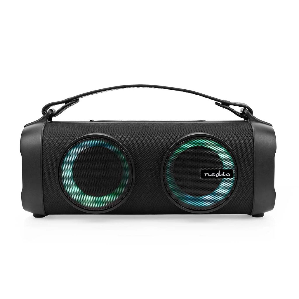 Bluetooth Party Boombox | 5 Timer | 2.0 | 24 w | MediaFbilding: Aux / USB | Kann Parres | Bærehandagtart | Fest Lys | Vielfalt