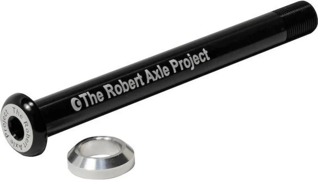 Axe de roue avant Boost 15x110 ultra léger Robert Axle Project Noir