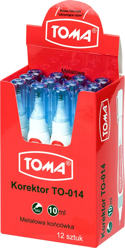 Penna correttrice 10ml (12pz) TOMA - 1