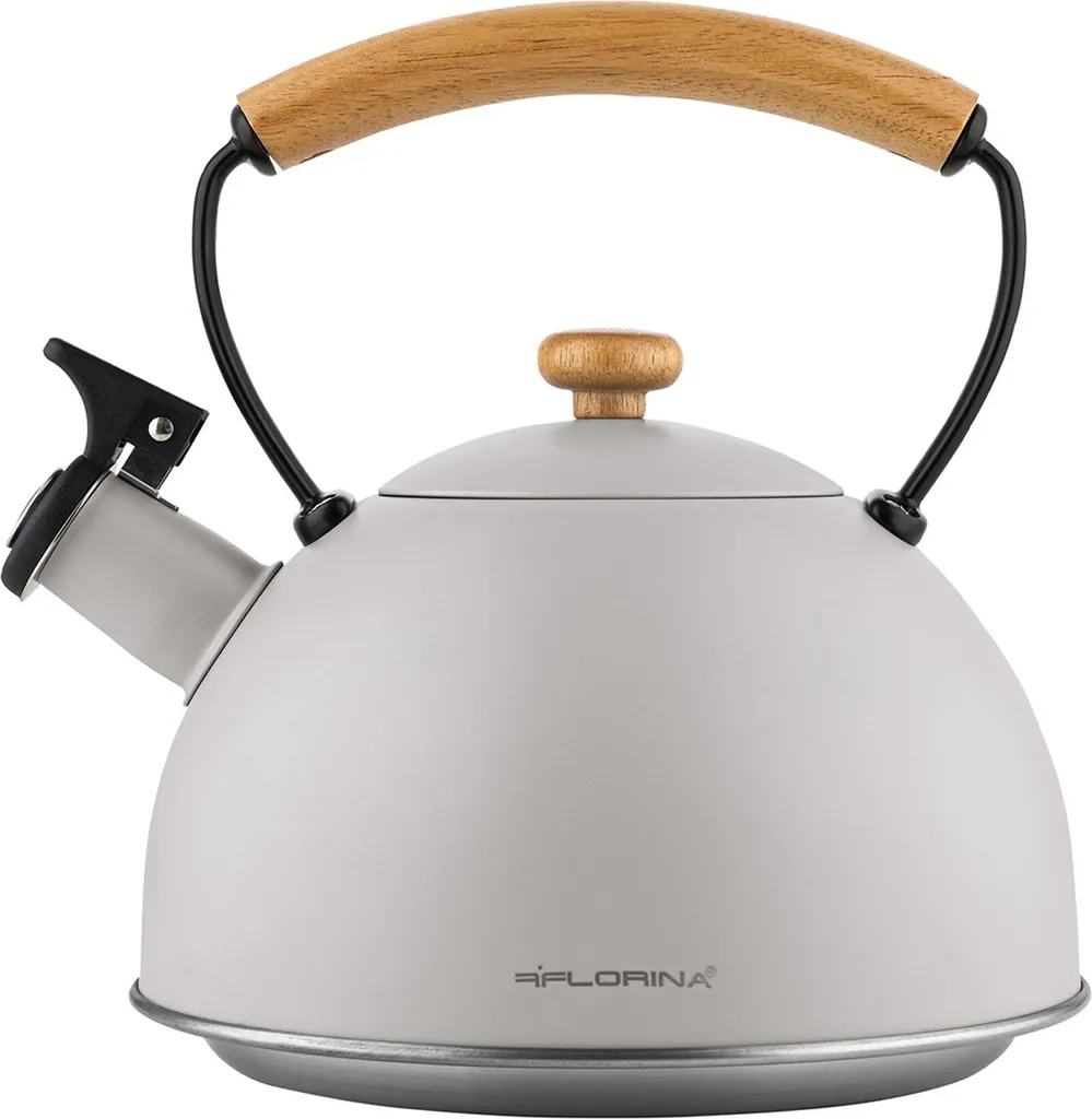 Bollitore Florina Natura 2,3L: Il Profumo del Tè in Famiglia (Grigio)