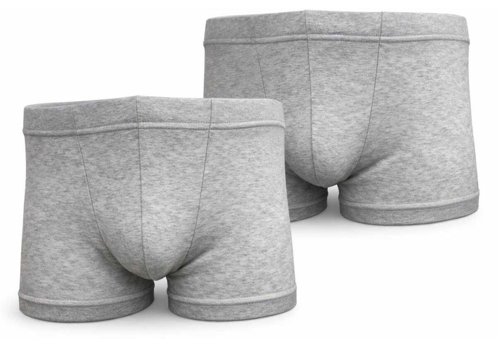 2x Herren Boxershorts Unterhosen Männer; Grau/XXL Produktbild 