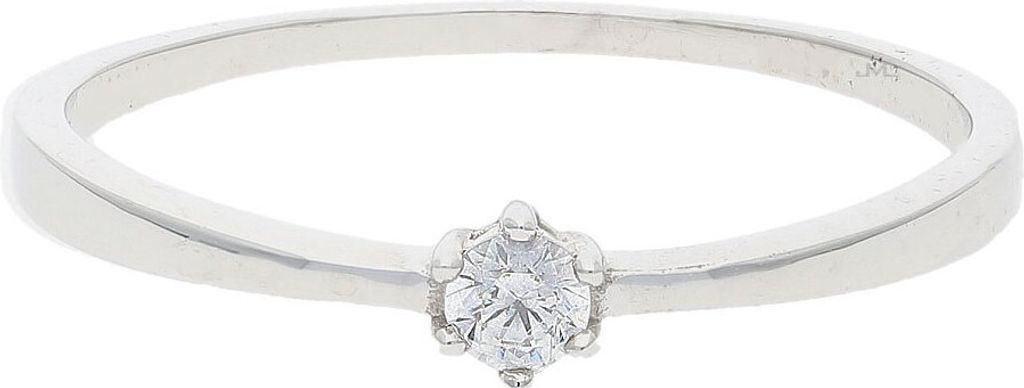 JuwelmaLux Ring 333 Weißgold mit Zirkonia JL39-07-0388 50