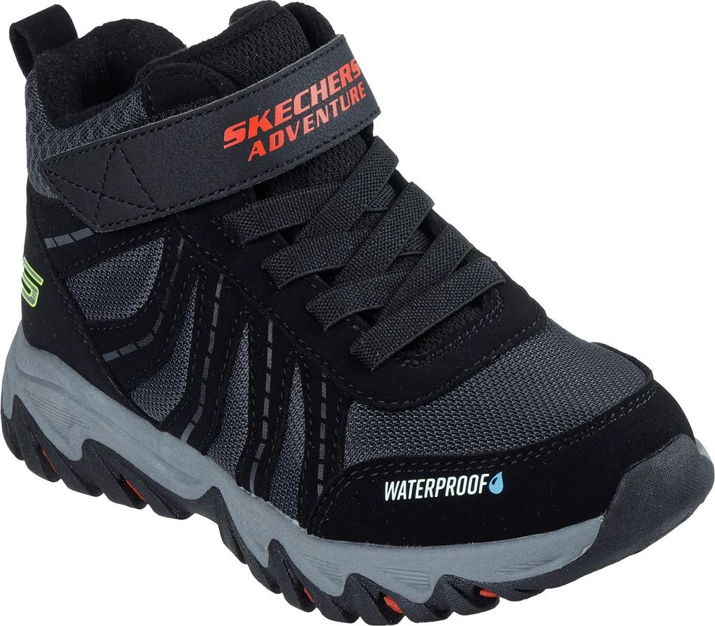 Skechers Rugged Ranger-Storm Trail Jungen Klettstiefel in Schwarz, Größe 30
