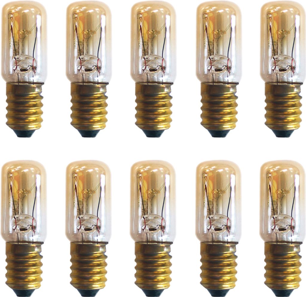 10 ampoules tubulaires E14 de 10 W, 60 V, 16 x 54 mm, à Image du produit 