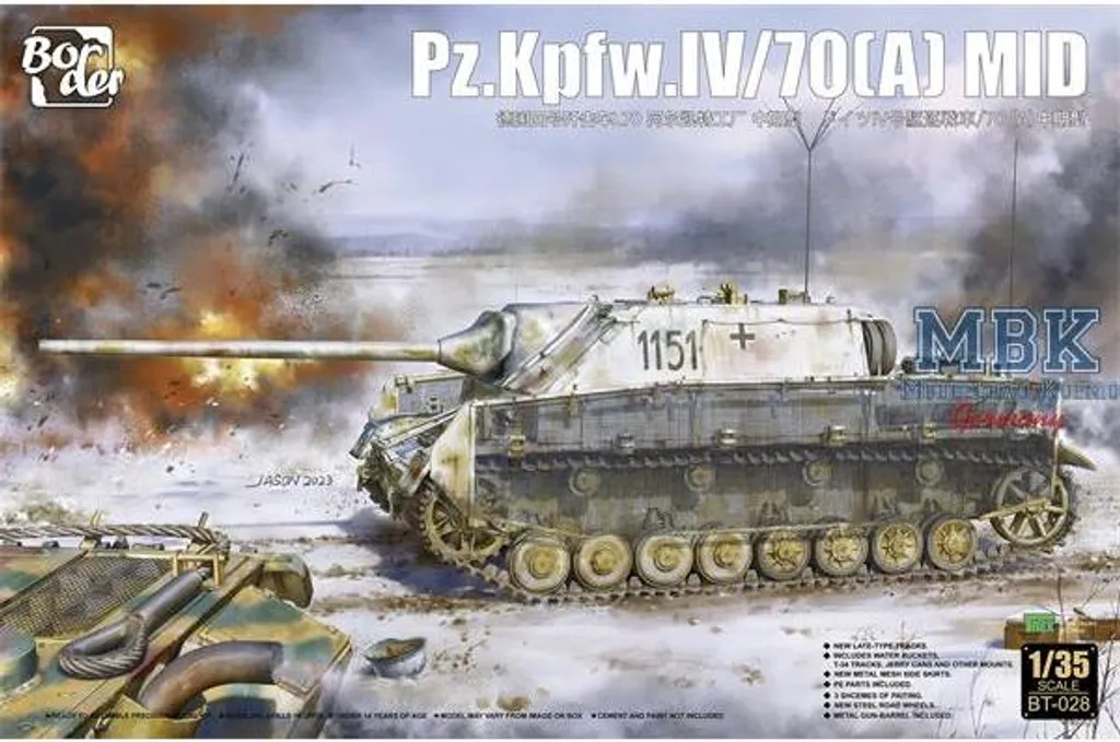 Réussir son Blindé Allemand Jagdpanzer IV L/70 Panzer IV/70(A) mi 1/35