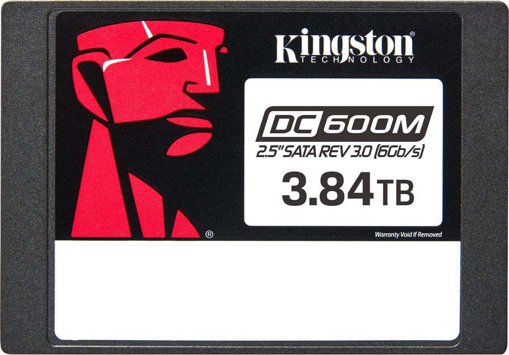 SSD  3.8TB Kingston 2,5" (6.4cm) SATAIII   DC600M retail Produktbild 