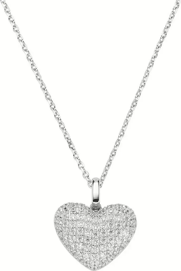 Collier Ras de Cou Amen CLCUBOBBZ Argent Rose et Cristaux de Zircons