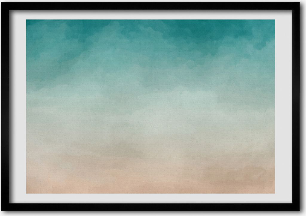 Bild - Bilder - Bilderrahmen - 70 cm x 50 cm - MDF-Rahmen, Wandkunst Abstraktion Hintergrund