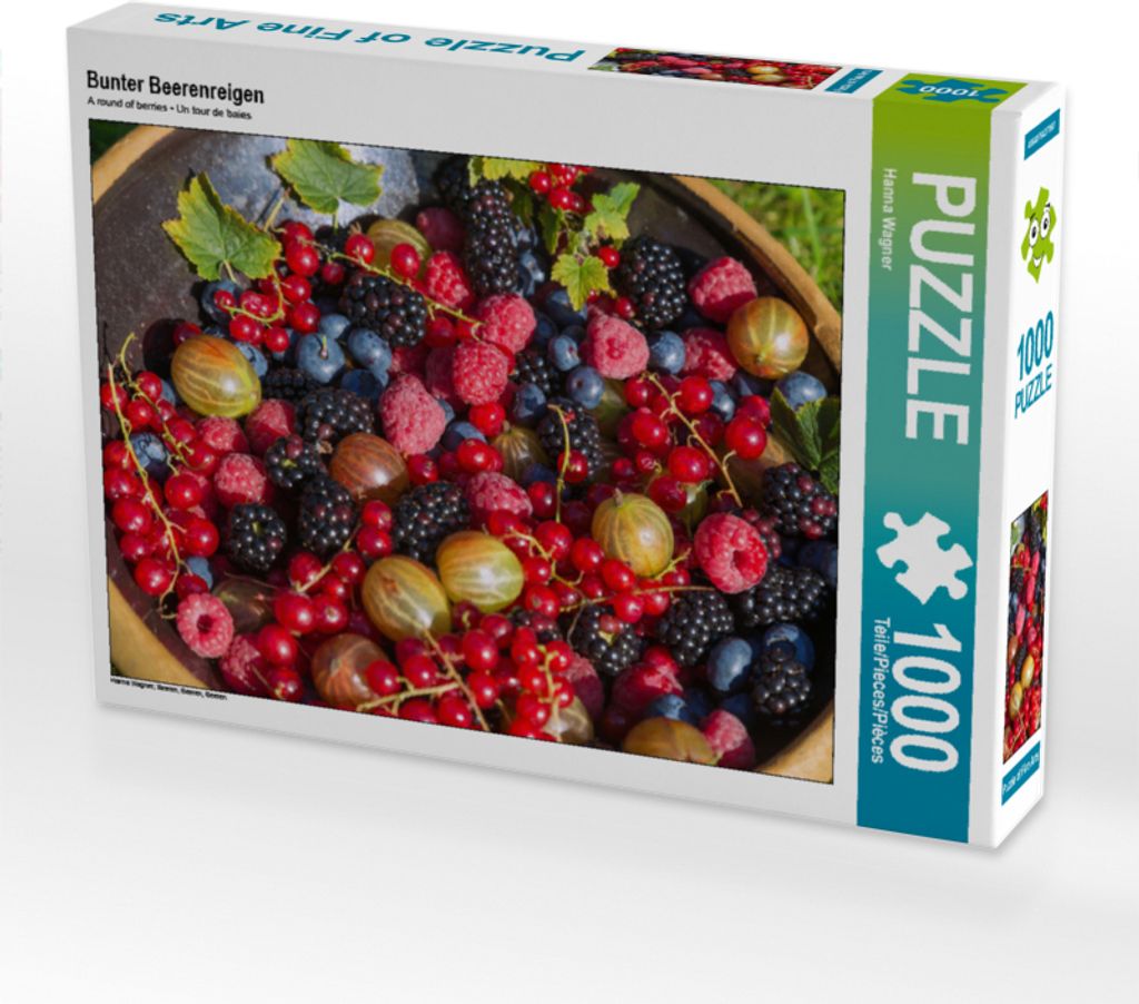 CALVENDO Puzzle Bunter Beerenreigen | 1000 Teile Lege-Größe 64x48cm Foto-Puzzle für glückliche Stunden