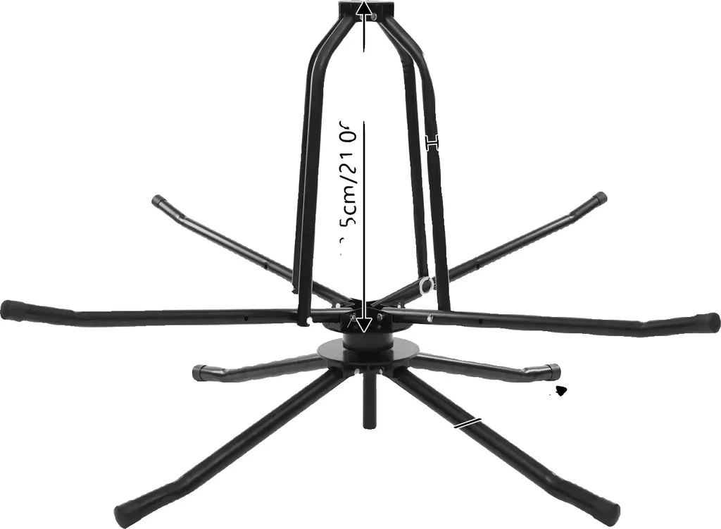 Enrouleur de tuyau noir en acier premium 20m avec support réglable RT-500