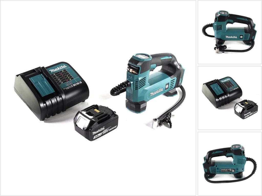 Makita DMP180SF1 Compresseur sans fil 18V avec batterie 3.0Ah et chargeur