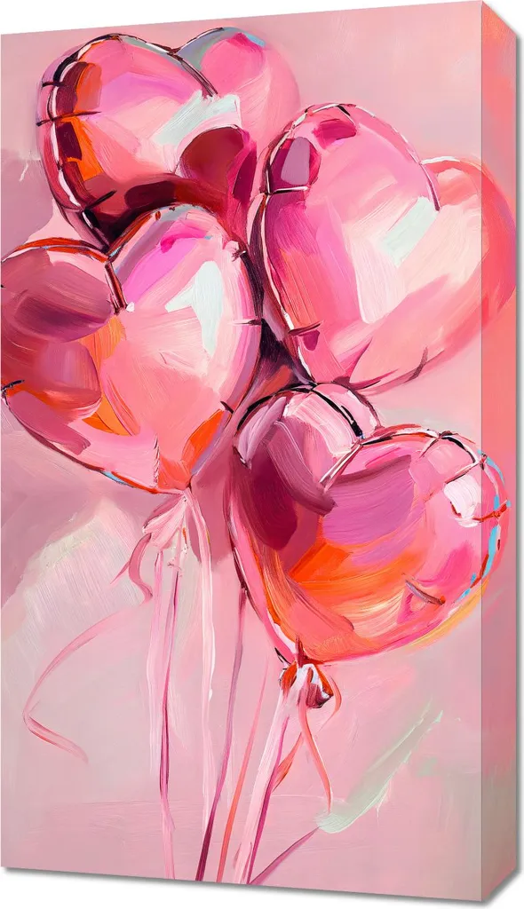 Quadro 40x70 cm Amore nell'aria