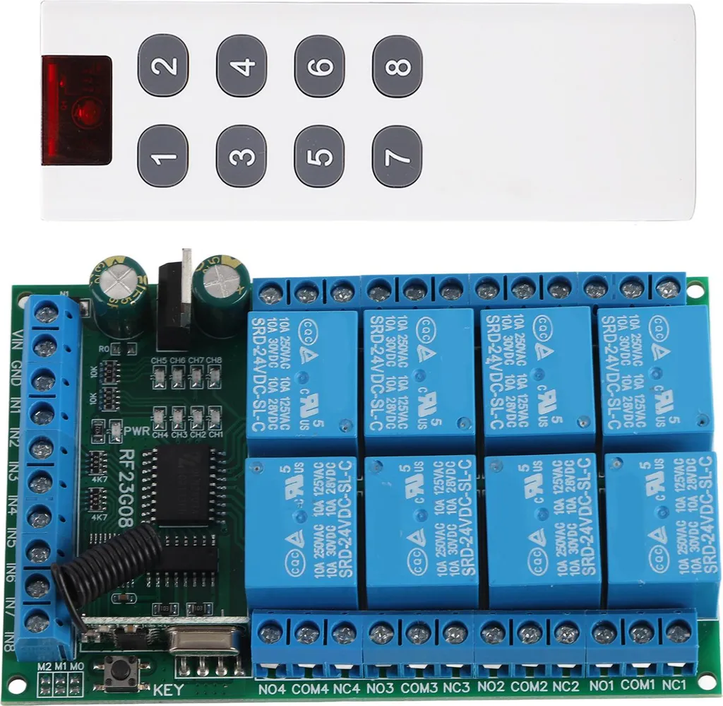 Module 8 canaux 433MHz 24V pour réparer ou étendre vos commandes RF - 3