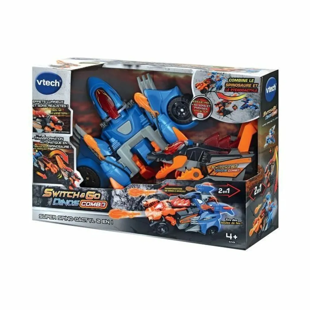 Dinosaure Transformable Switch & Go Vtech Combo Super Spino-Dactyl 2-en-1 - 3