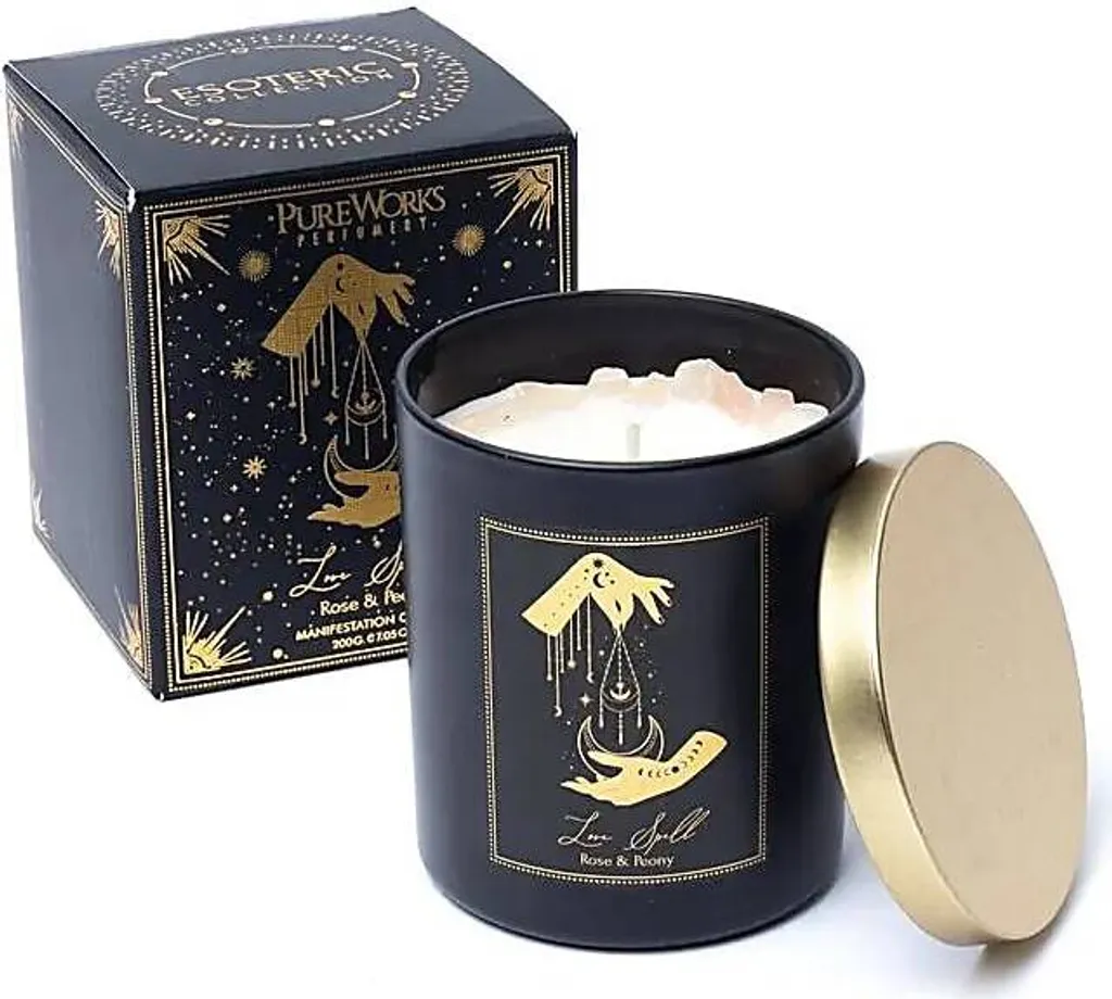 Lot de 6 bougies parfumées Love Spell en verre 200g pour la maison