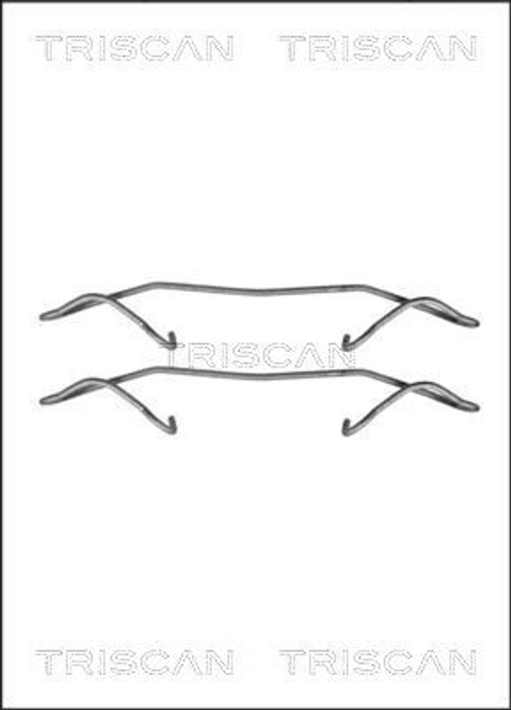 TRISCAN 8105 241598 Zubehörsatz Scheibenbremsbelag passend für MERCEDES-BENZ E-Klasse Limousine (W211) E-Klasse T-modell (S211) C-Klasse Limousin...