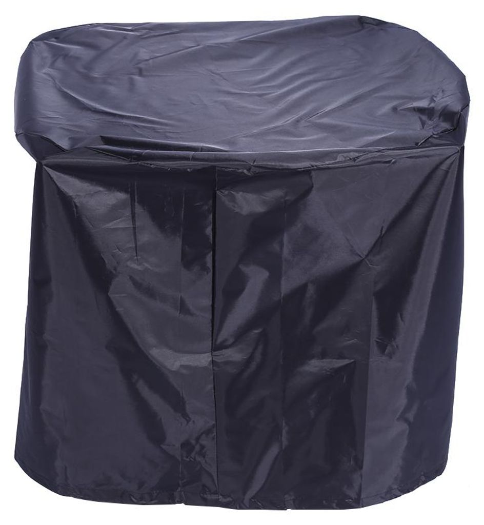 Wasserdichte Abdeckung für Outdoor-Grill, rund, Grillabdeckung, Grillgas-Staub-Regen-Schutz, 56 x 71 cm
