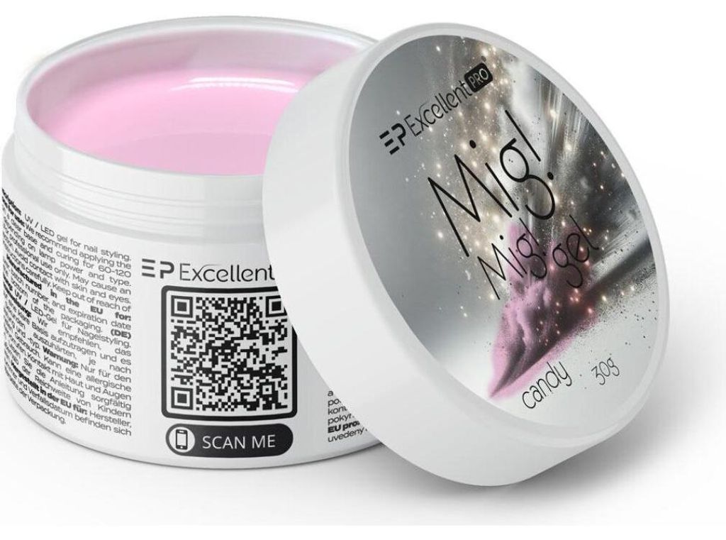 Vynikající PRO MIG! MIG! GEL Candy Gel na nehty 30g Obrázek produktu 