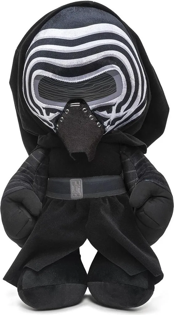 Doudou Star Wars Kylo Ren 45cm : Grande Peluche Douce en Velours Noir