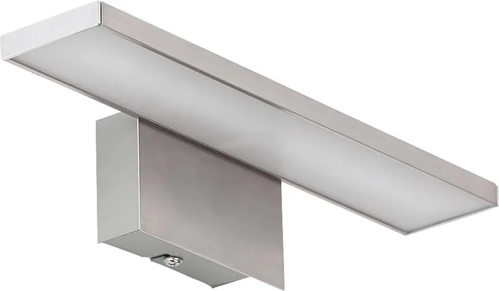 Applique de salle de bain LED en chrome mat 3000K anti-éblouissement