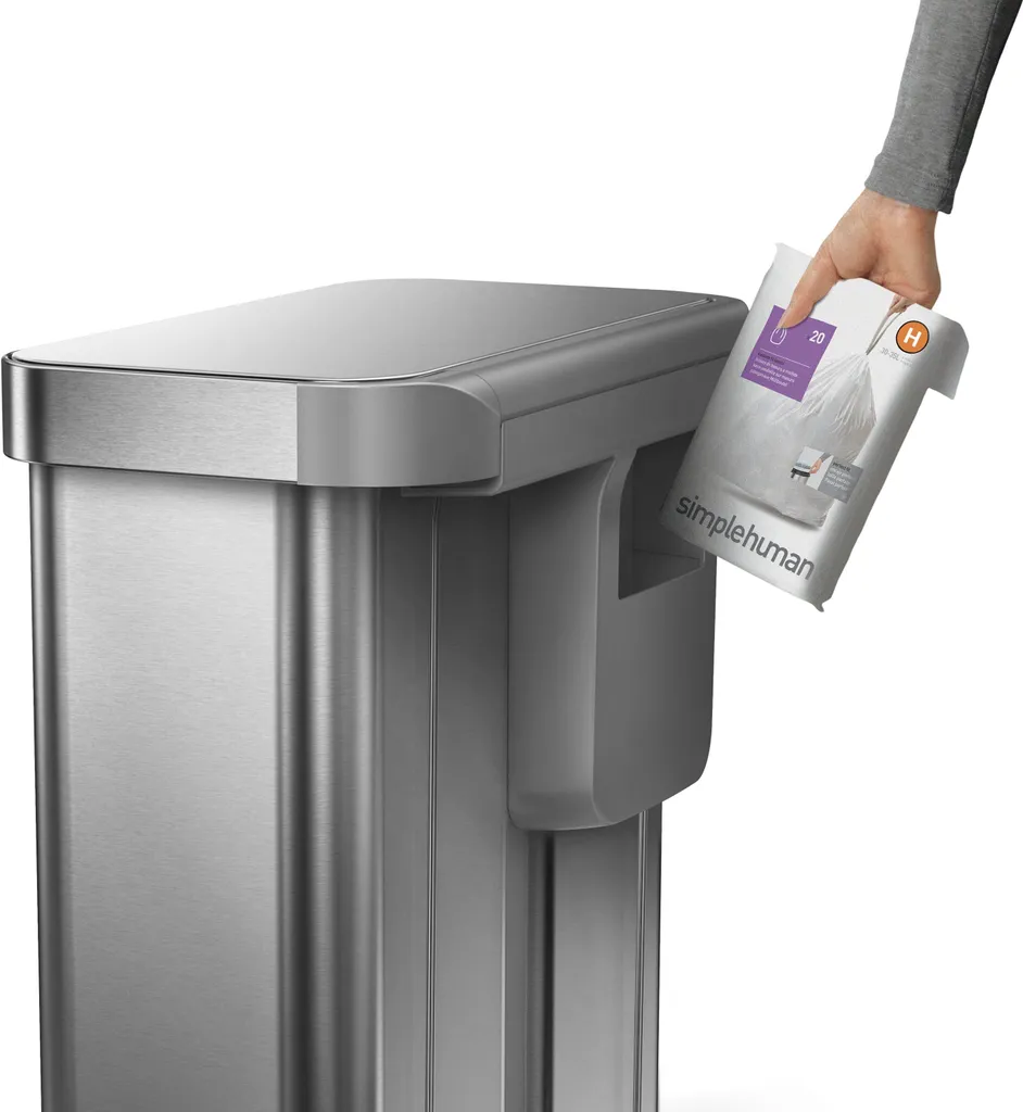 Poubelle à Pédale Simplehuman avec Double Compartiment Silent Close - 7