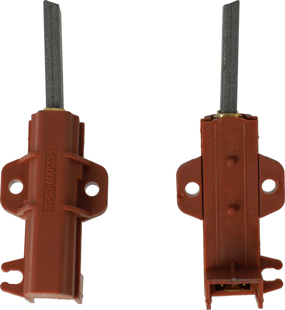 vhbw 2x Kohlebürste mit Sockel kompatibel mit Beko ARXL1052EV F054491, ARXF105 F054523, ARXL100.L F062276, ARXL105.L F054991 Waschmaschine