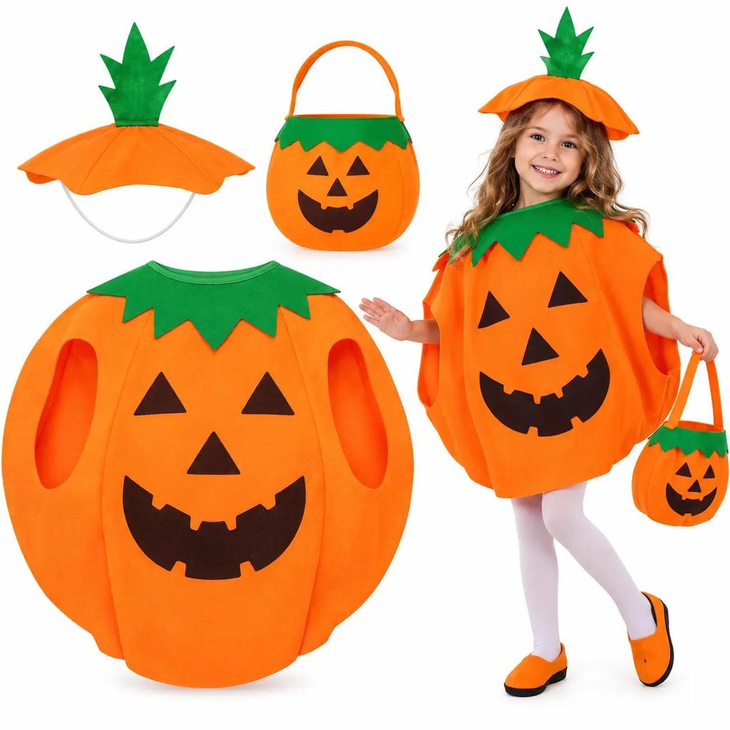 Detský halloweensky kostým tekvica karnevalový kostým pre Obrázok produktu 
