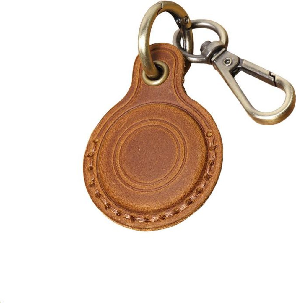 INF Premium Lederhülle für Apple AirTag Braun Produktbild 