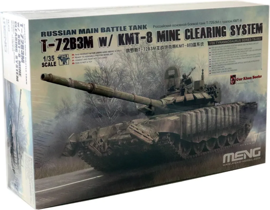 Kit T-72B3M KMT-8 1/35 sans défaut d'ajustement pour modéliste exigeant