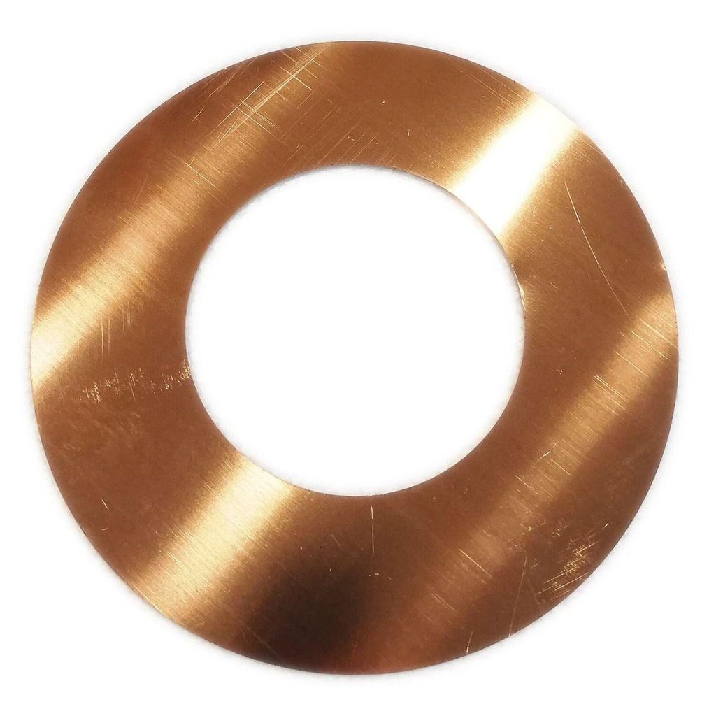 Kupferfarbene Rosette – Durchmesser 80 mm