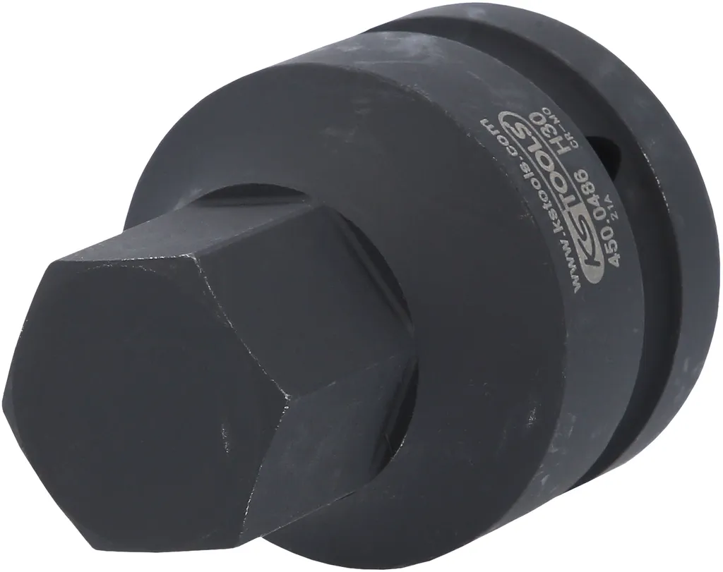 KS TOOLS 450.0486 Presa di Forza 1" 30mm: Bussola Esagonale Professionale