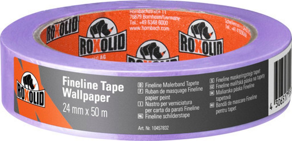 ROXOLID Fineline Tape Wallpaper Tapetenband lila 24 mm x 50 m