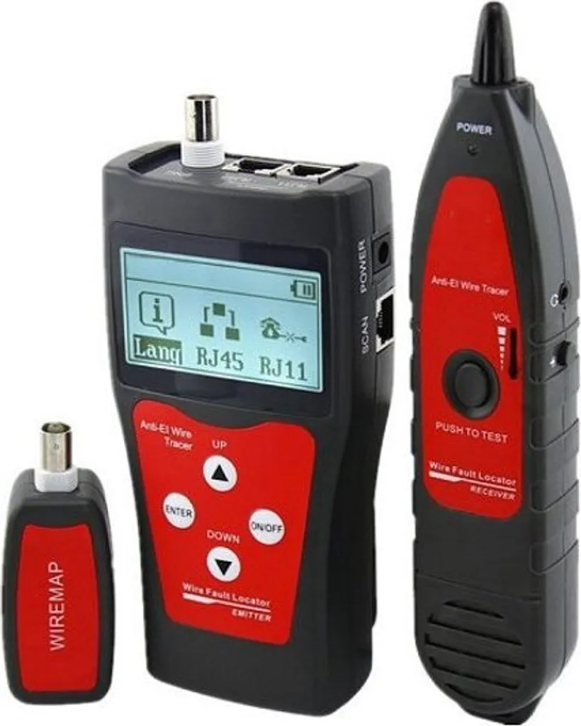 Tester Multifunzione XtendLan: Display LCD, Sonda e Test Lunghezza Cavi